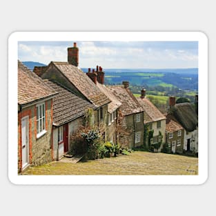 Gold Hill, Shaftesbury Sticker